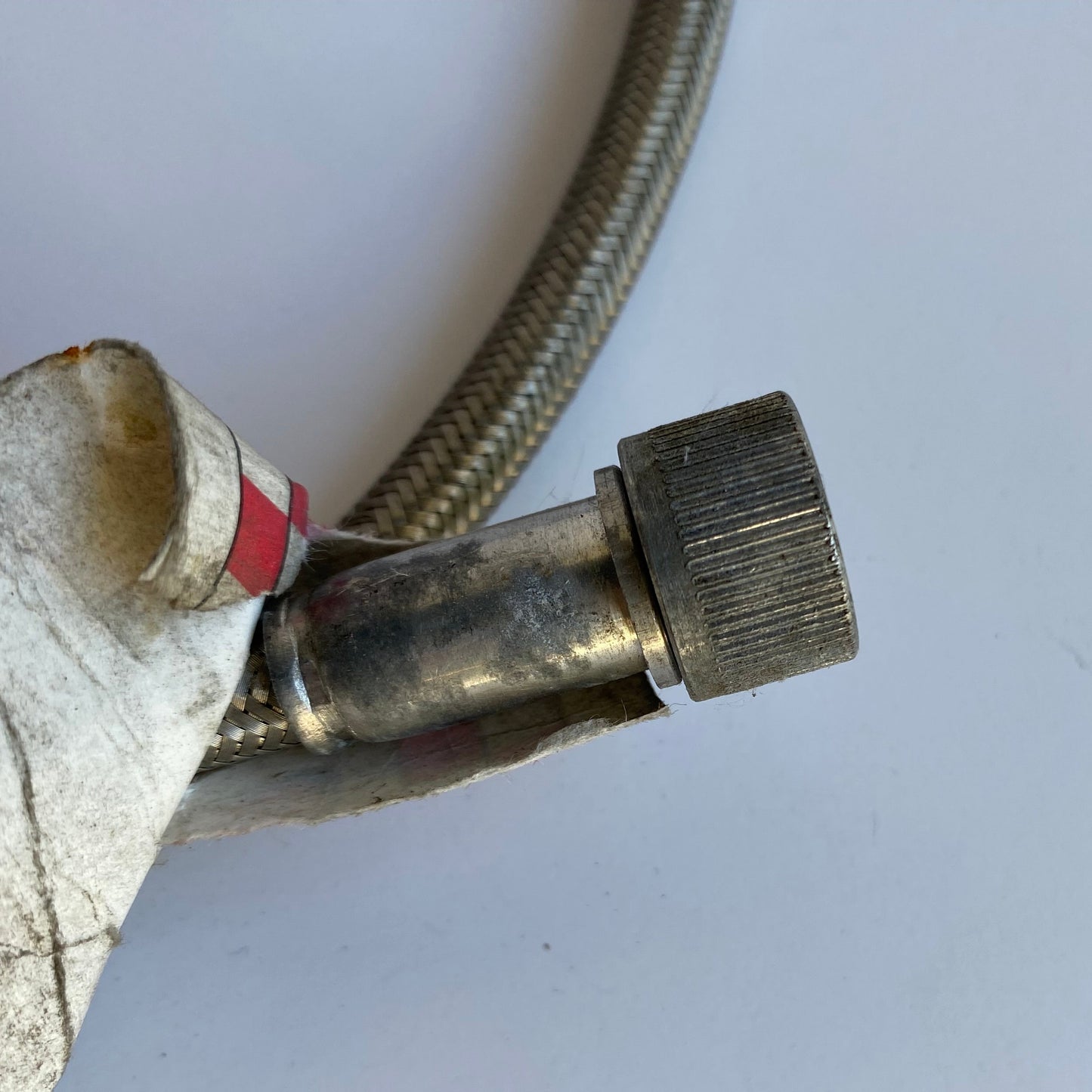 Cable de compteur de vitesse inox 46" shovelhead Harley Davidson REF MCS 570034