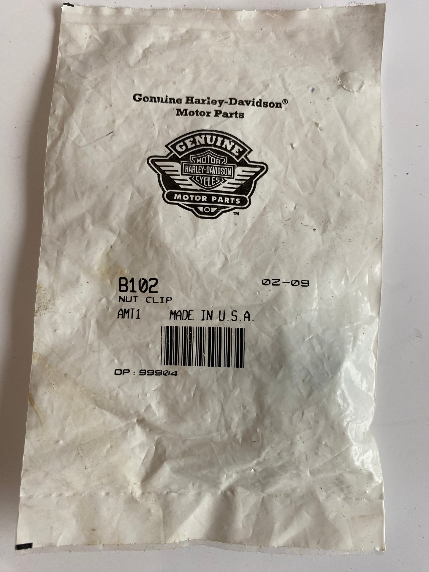 Nut clip for left side cover Haley Davidson REF OEM: 8102