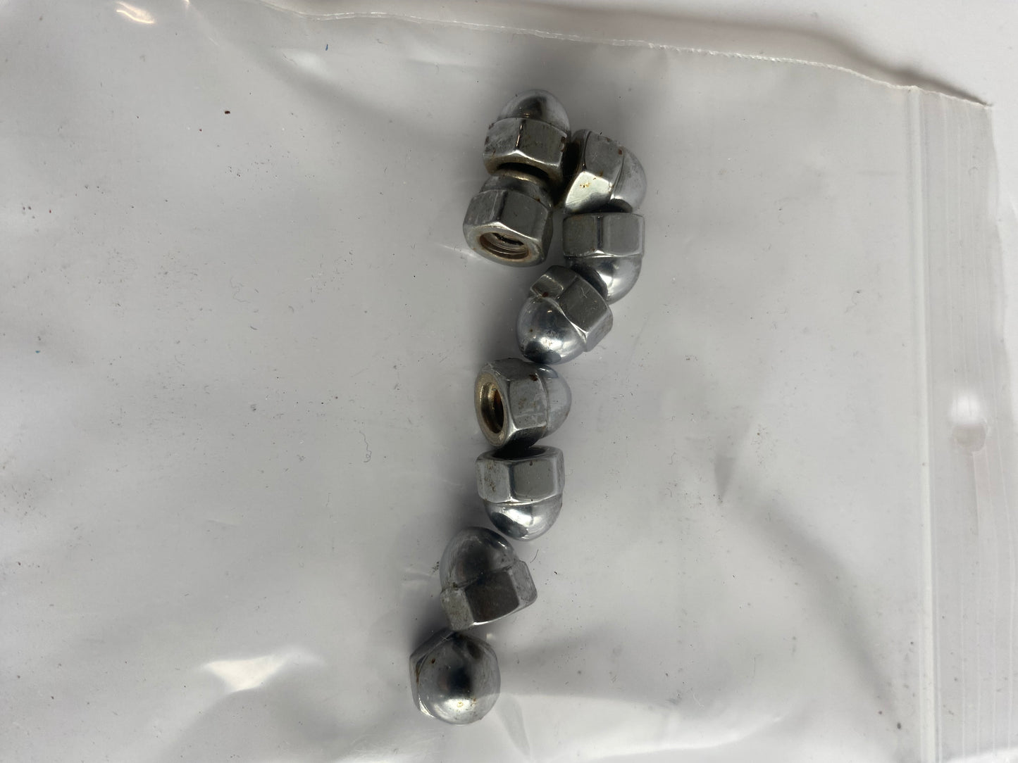 Chrome cap nuts windshield 12-24 Harley Davidson REF OEM 7651A