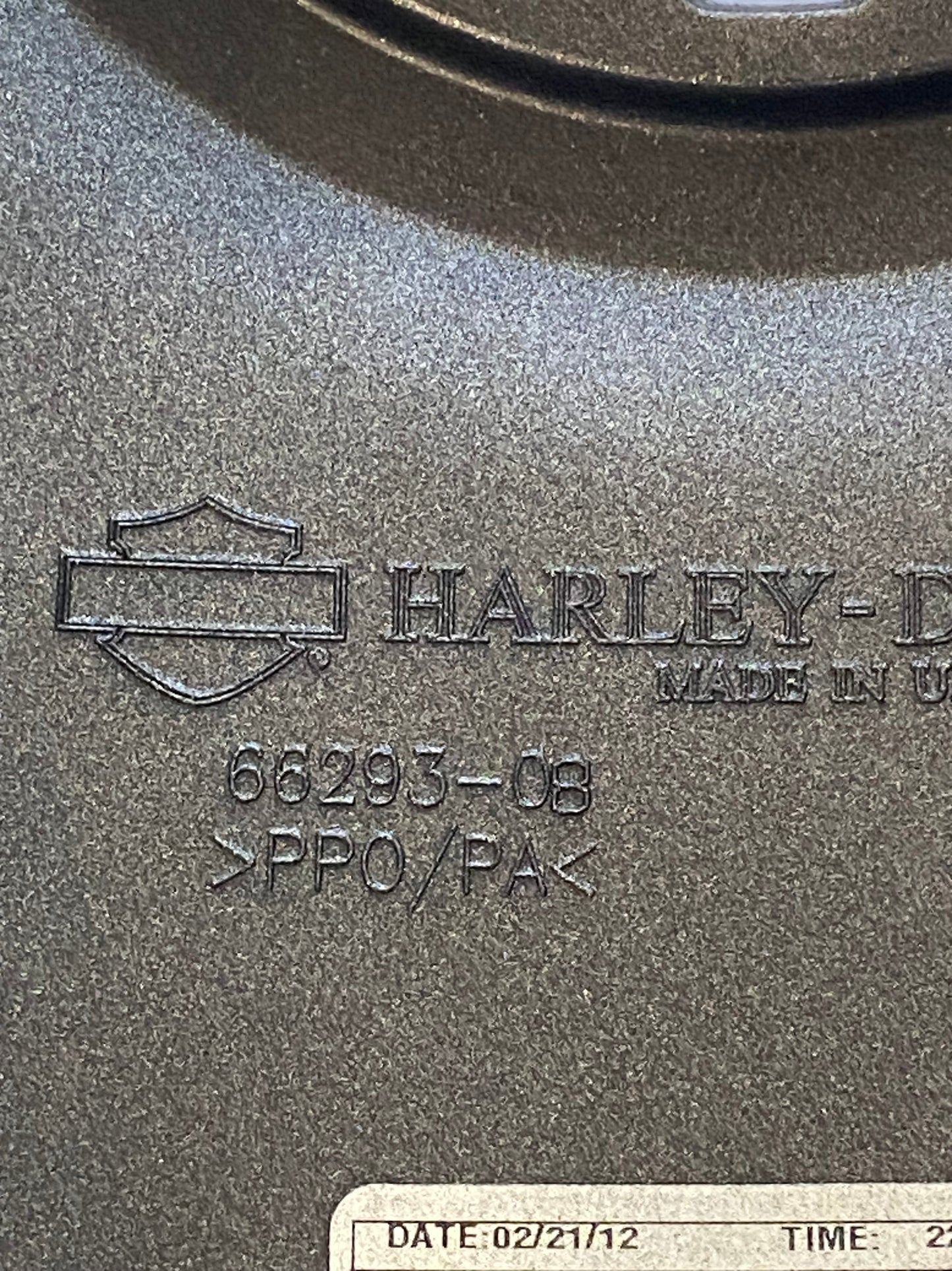 Tank Cover XR1200 PEWTER DENIM Harley Davidson REF OEM 66271-08CHH
