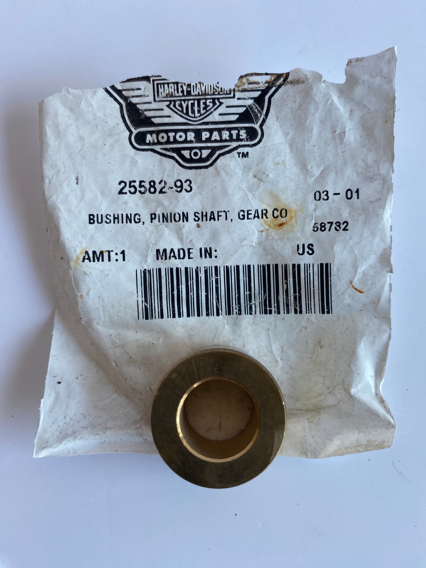 Bronze bushing cam cover 1340 Harley Davidson REF OEM 25582-93