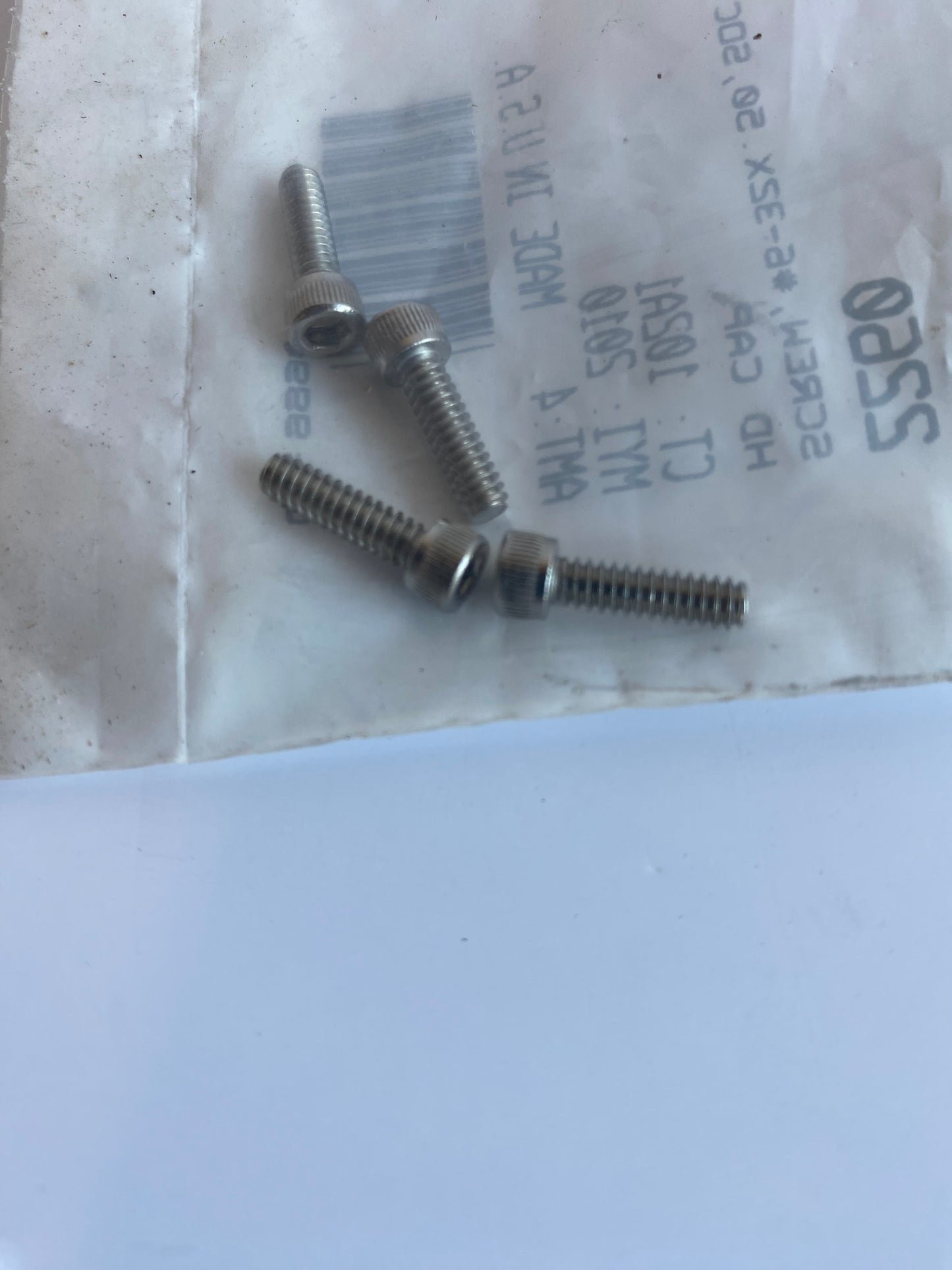 Kit of 4 screws 6-32 x 1/2 Harley Davidson air filter REF OEM 2260
