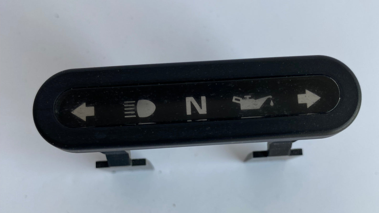Harley Davidson Indicator Light Bar Glass REF OEM 68382-07B