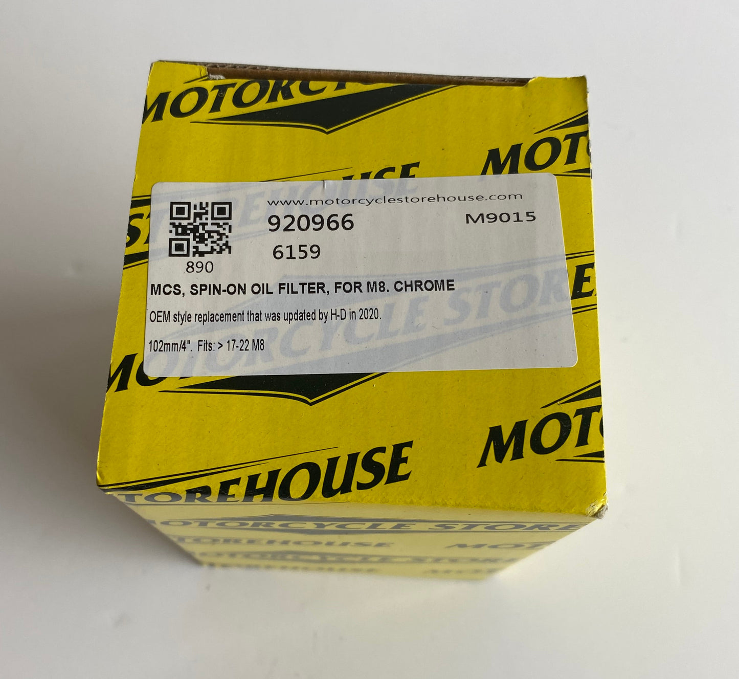 M8 Milwaukee Eight Chrome Harley Davidson Engine Oil Filter OEM REF: 920966