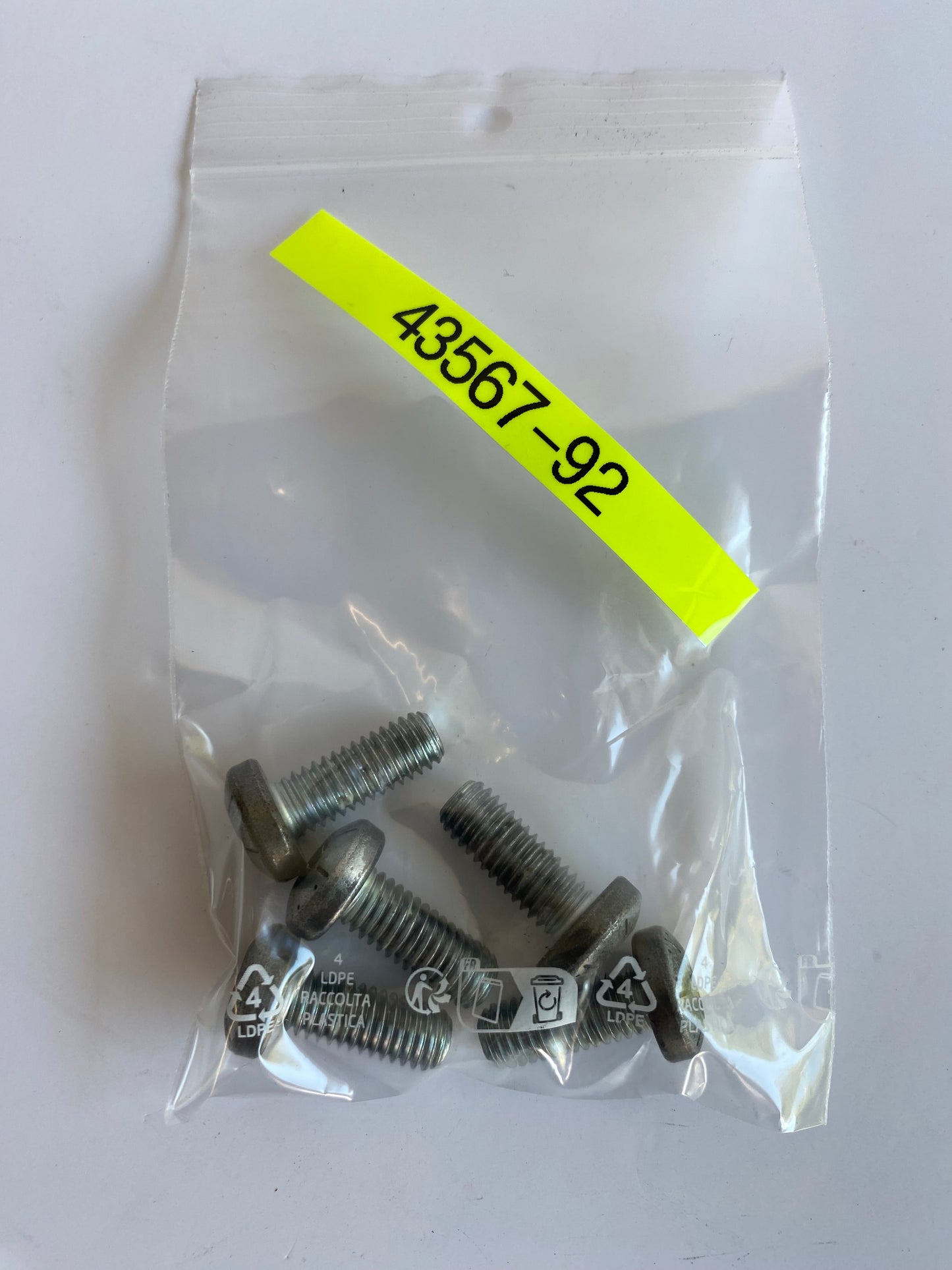 Harley Davidson 3/8-16 Rear Brake Disc Bolt Kit 5pc REF OEM 43567-92