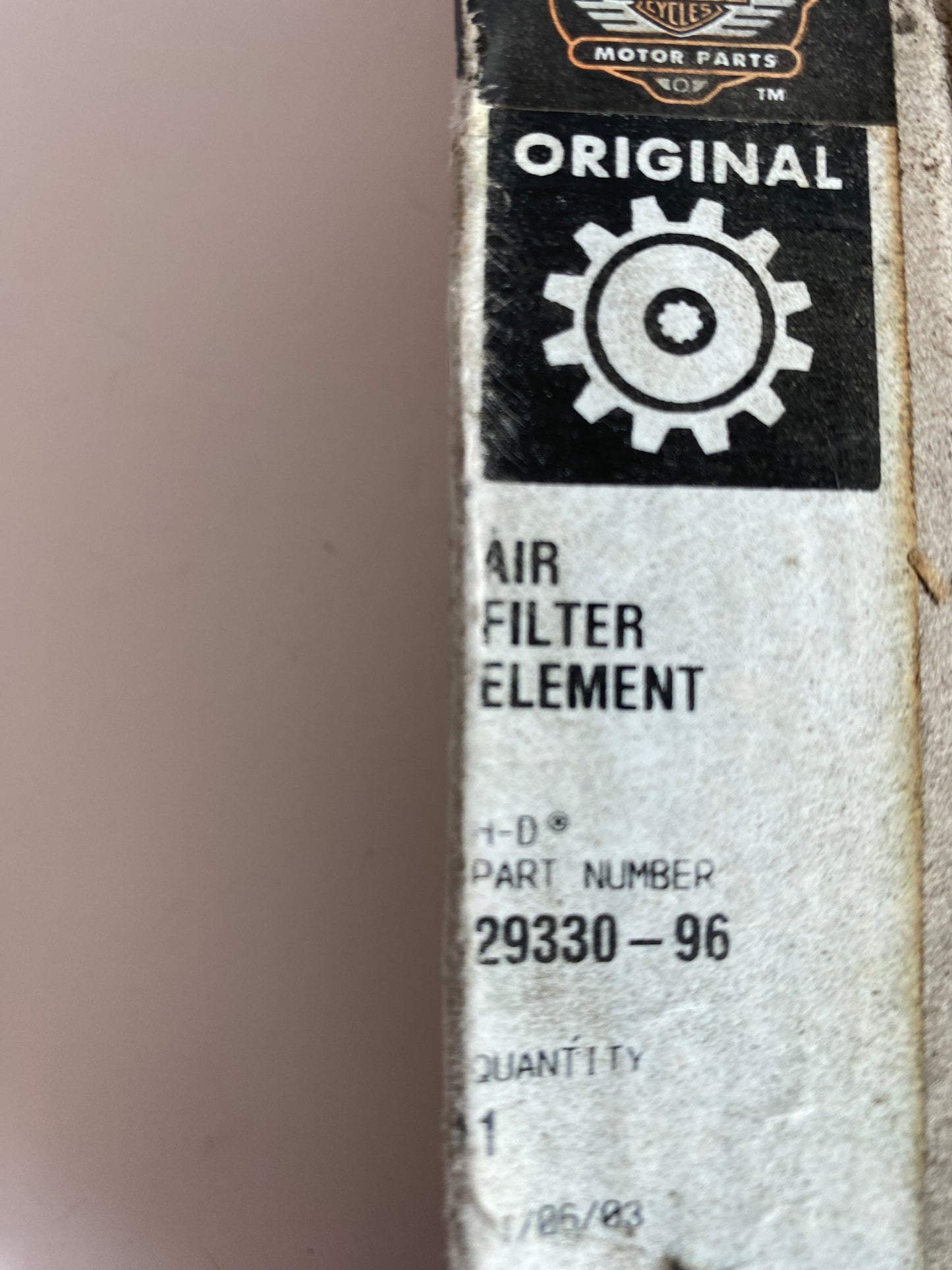 Filtre à air moteur evo 1340 Harley Davidson REF OEM 29330-96