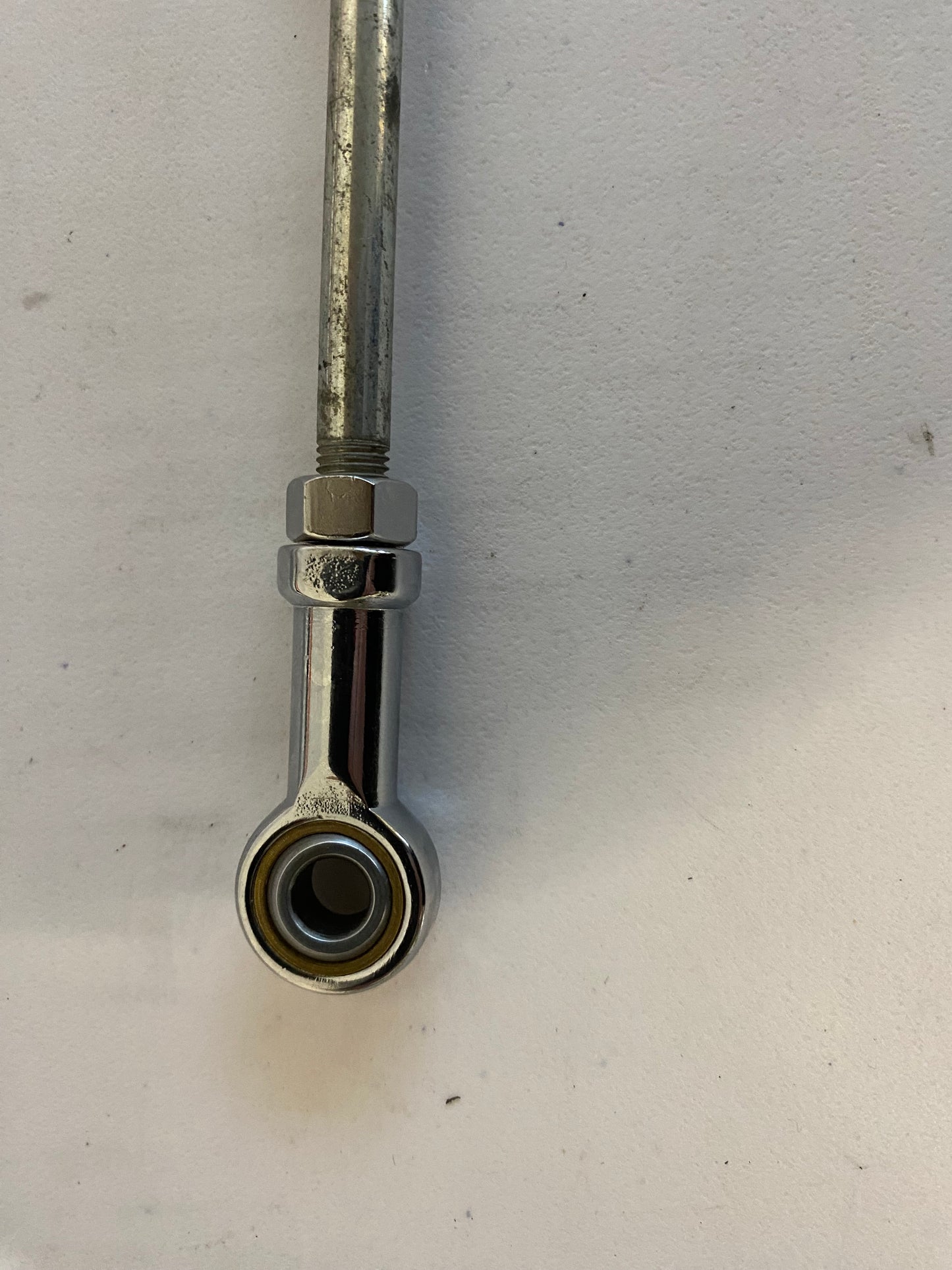 New ball joint selector rod and nickel-plated steel rod Harley Davidson 31.5 =>33.5 cm