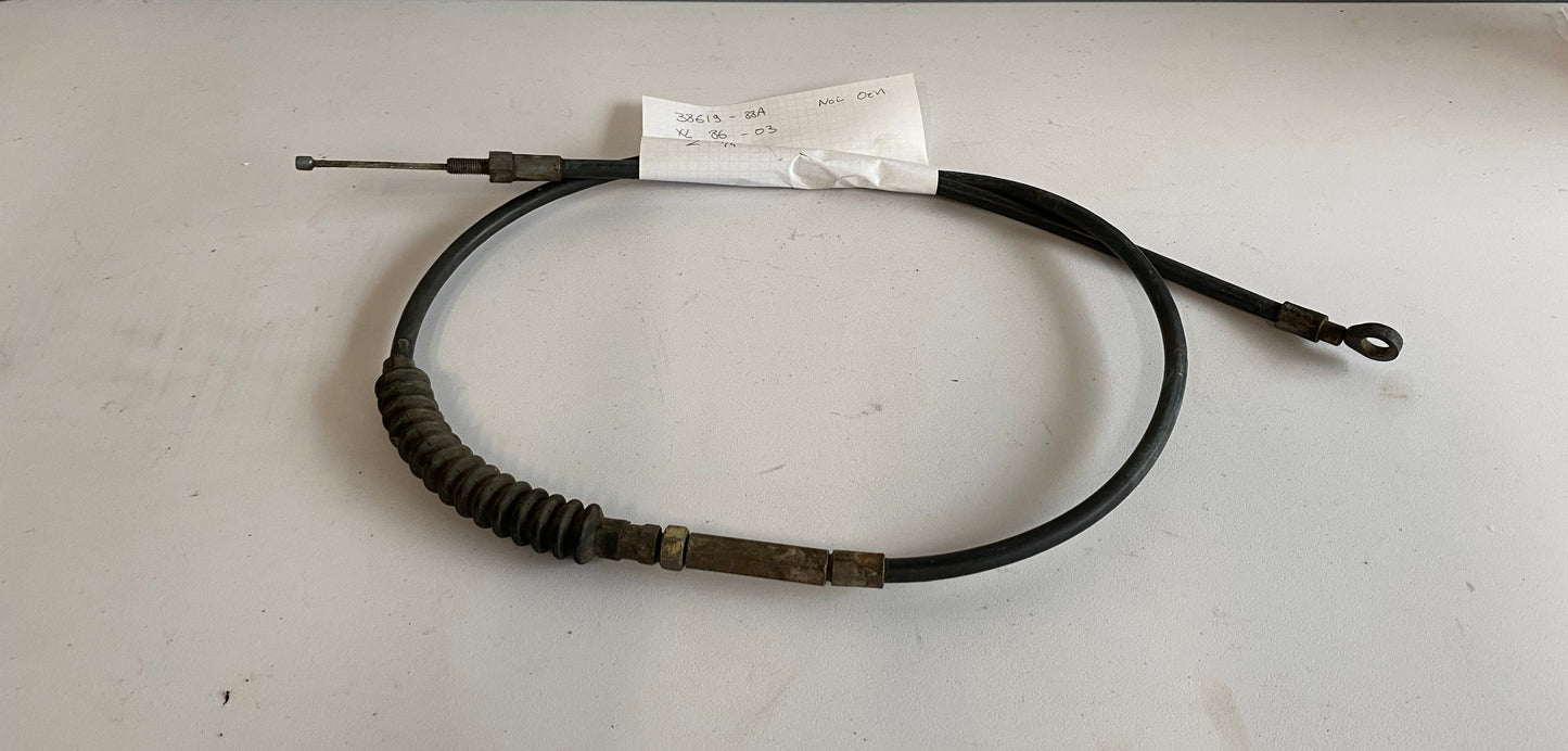 Harley Davidson Black Clutch Cable OEM REF: 38619-88A
