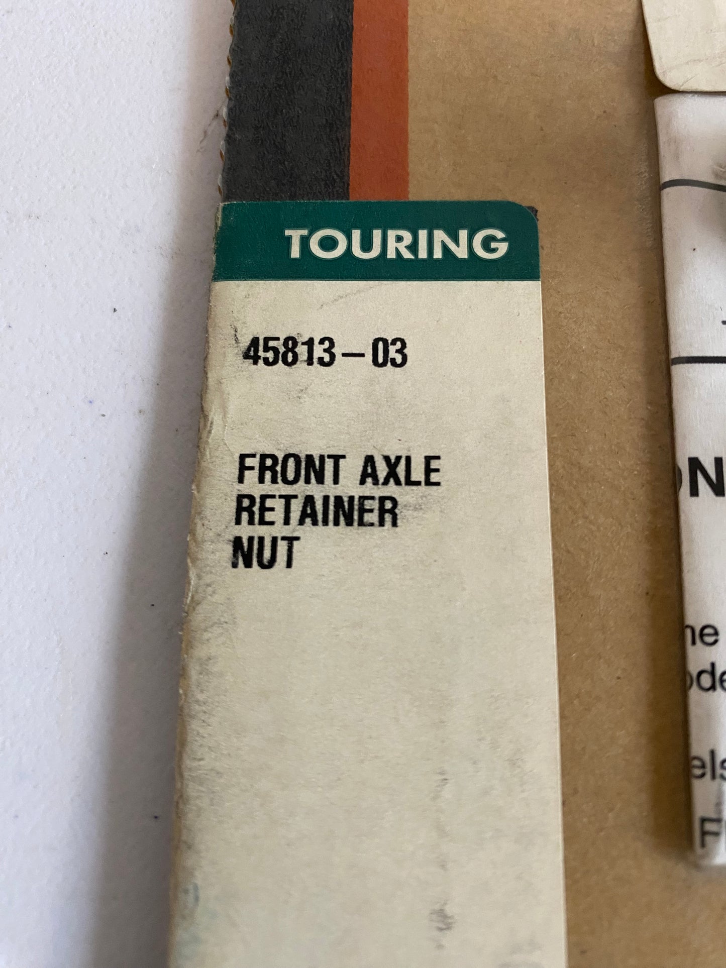 Harley Davidson fork lower cap nut kit OEM REF: 45813-03