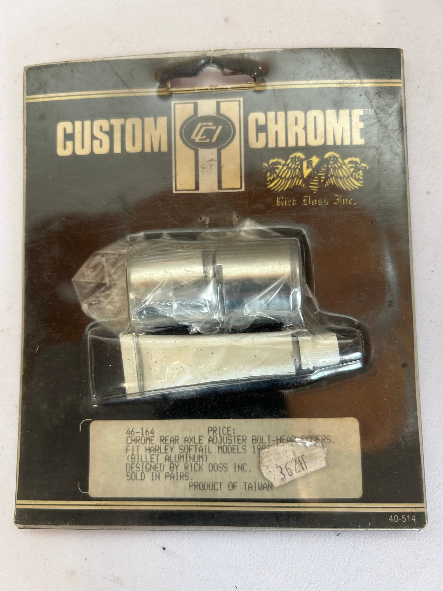 Rear wheel adjustment screw covers Softail Harley Davidson REF CC: 46-164