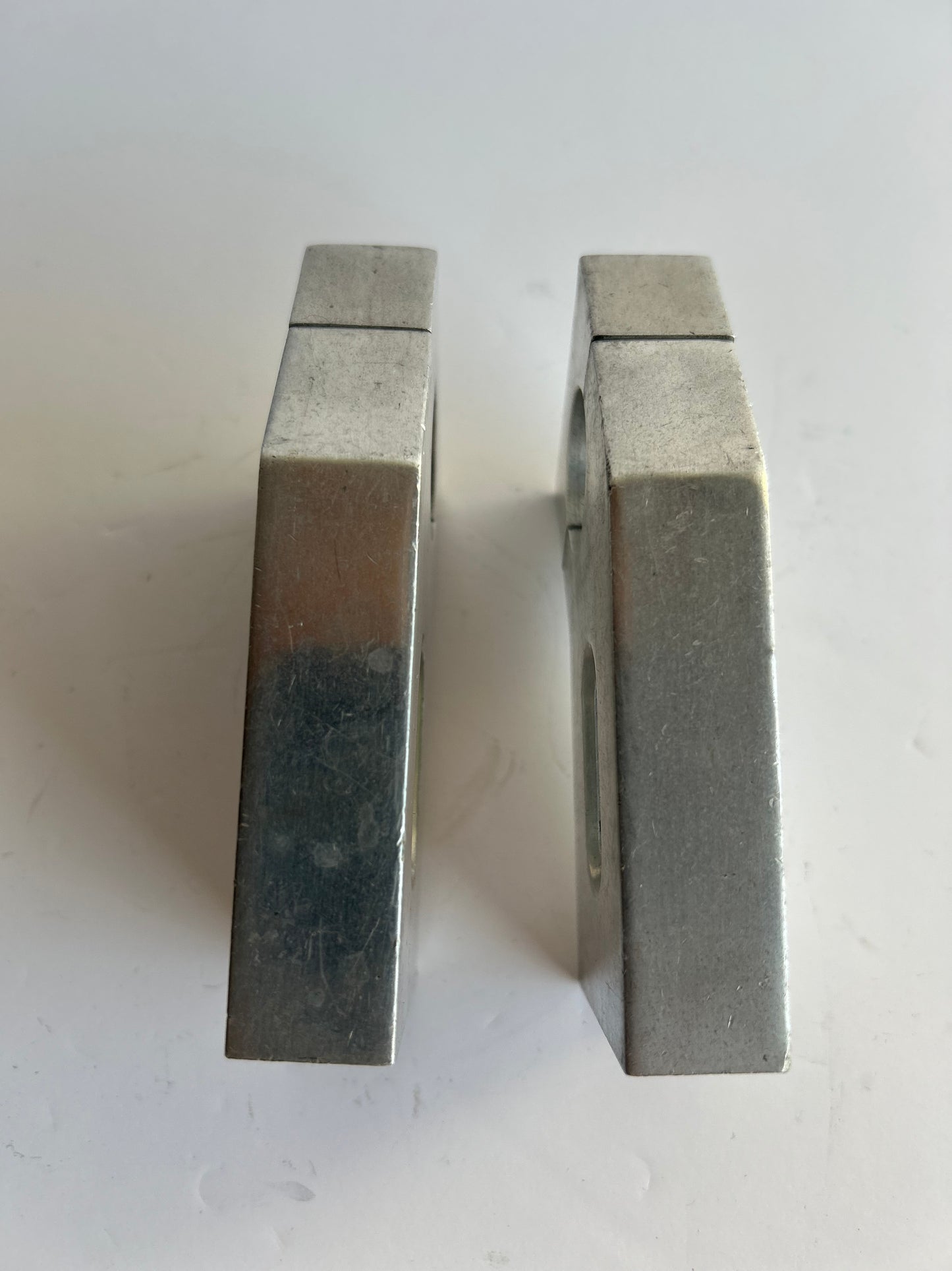 Set of 3 inch aluminum Harley Davidson Chopper angled risers