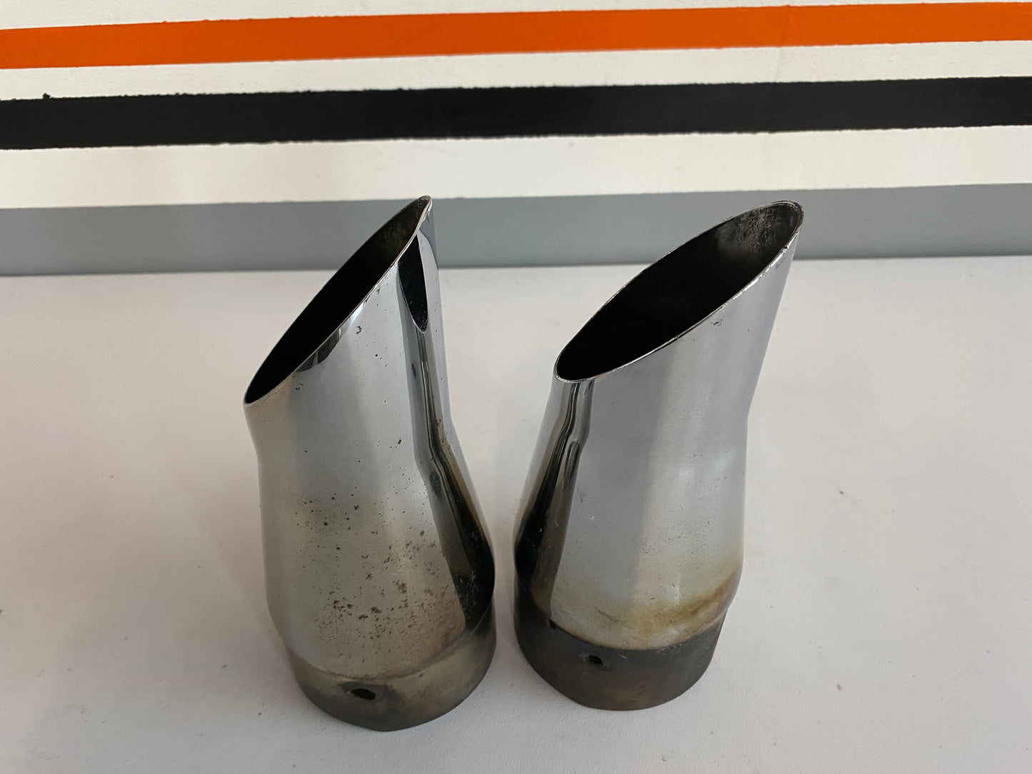 Harley Davidson 3.5 inch Chrome Muffler Tips