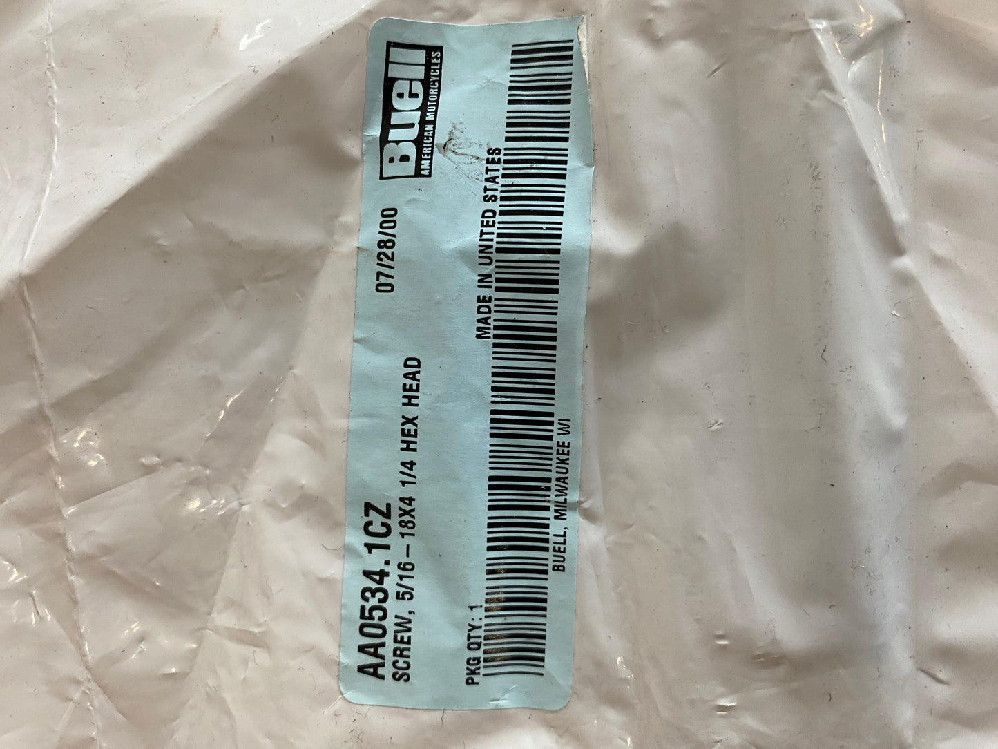 BUELL Front Muffler Screws OEM REF: AA0534.1CZ