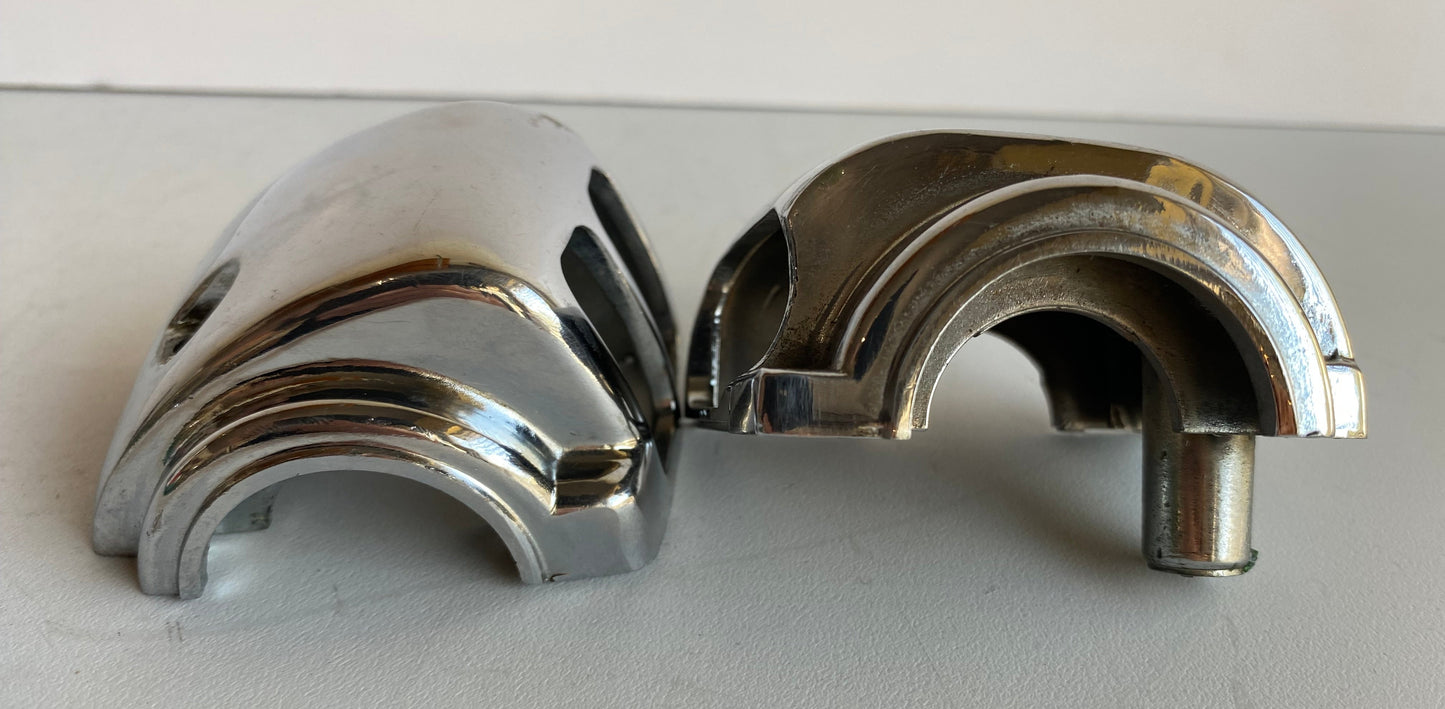 Cocotte chromée gauche Harley Davidson REF OEM 71615-96 & 71720-03A