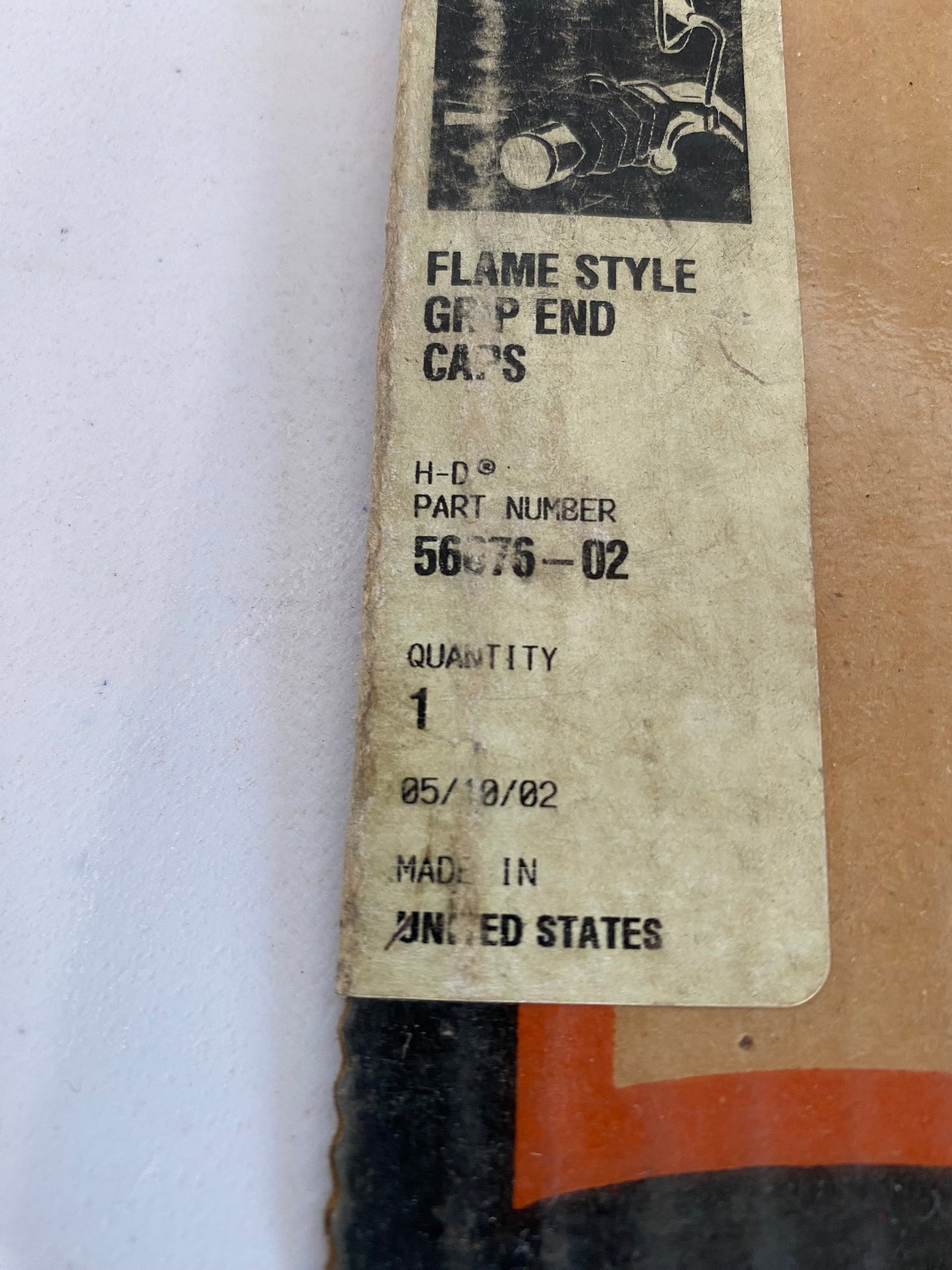 Harley Davidson grip ends REF OEM: 56676-02