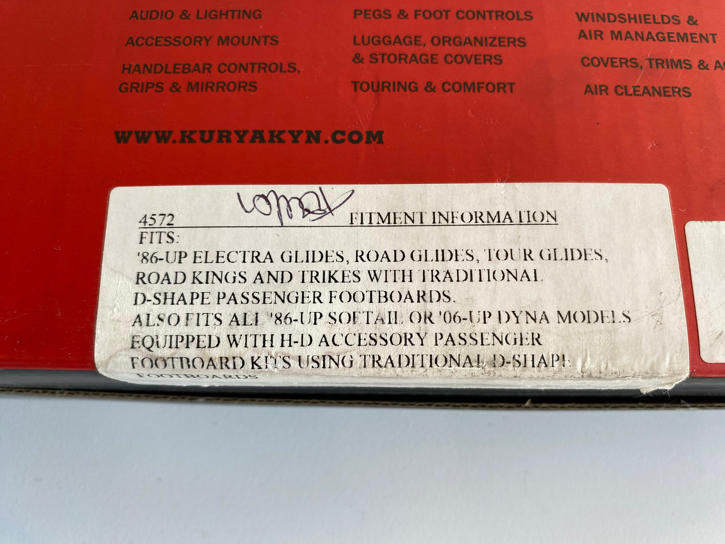 Kuryakyn Harley Davidson Passenger Footboard Insert REF MCS: 541164