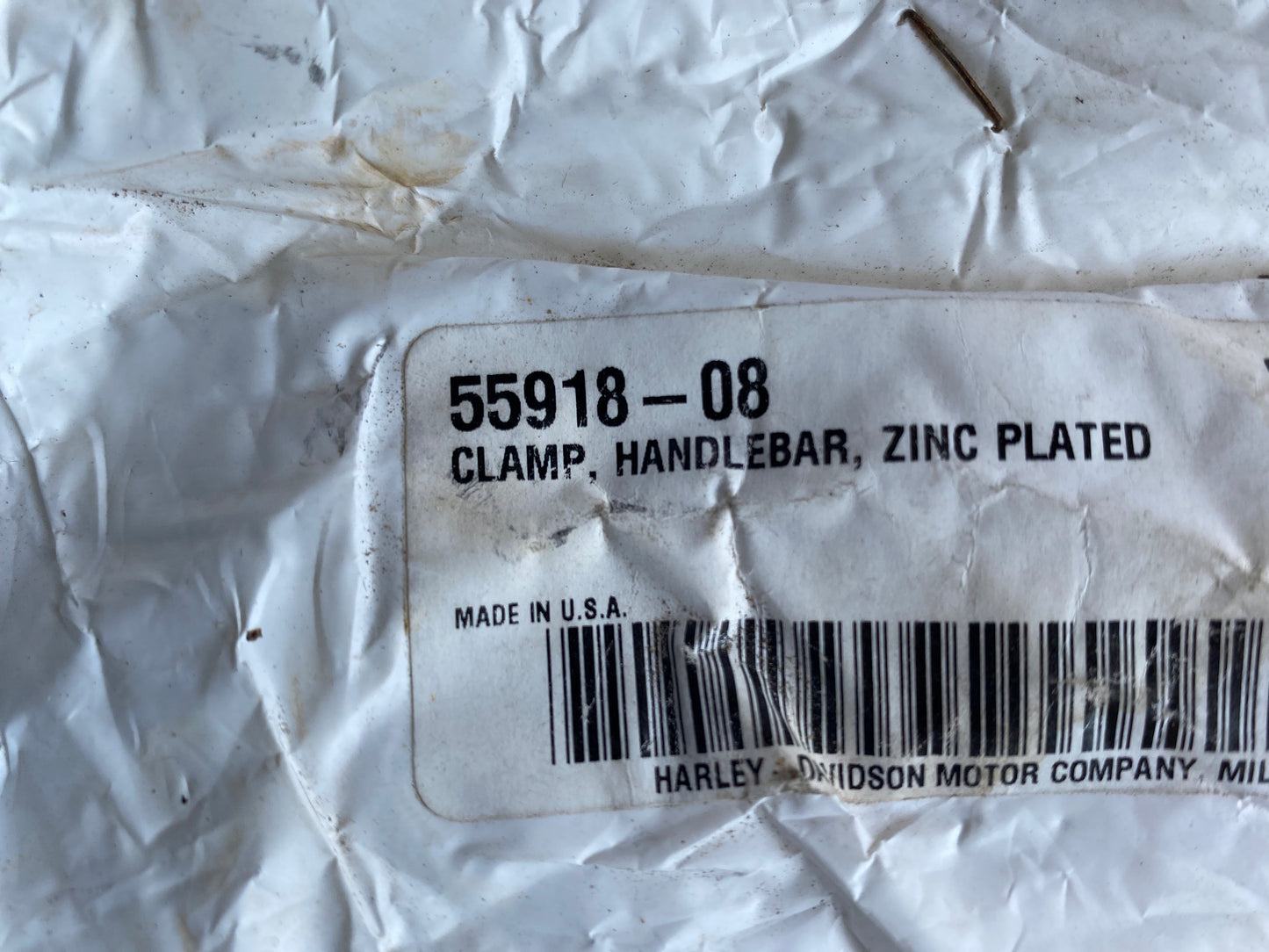 Harley Davidson riser handlebar fixings OEM REF: 55918-08