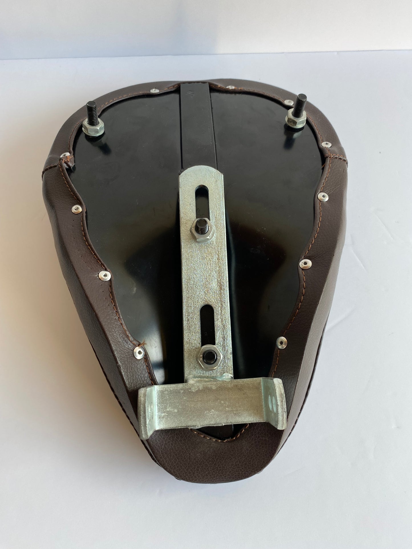 Harley Davidson brown imitation leather spring solo seat