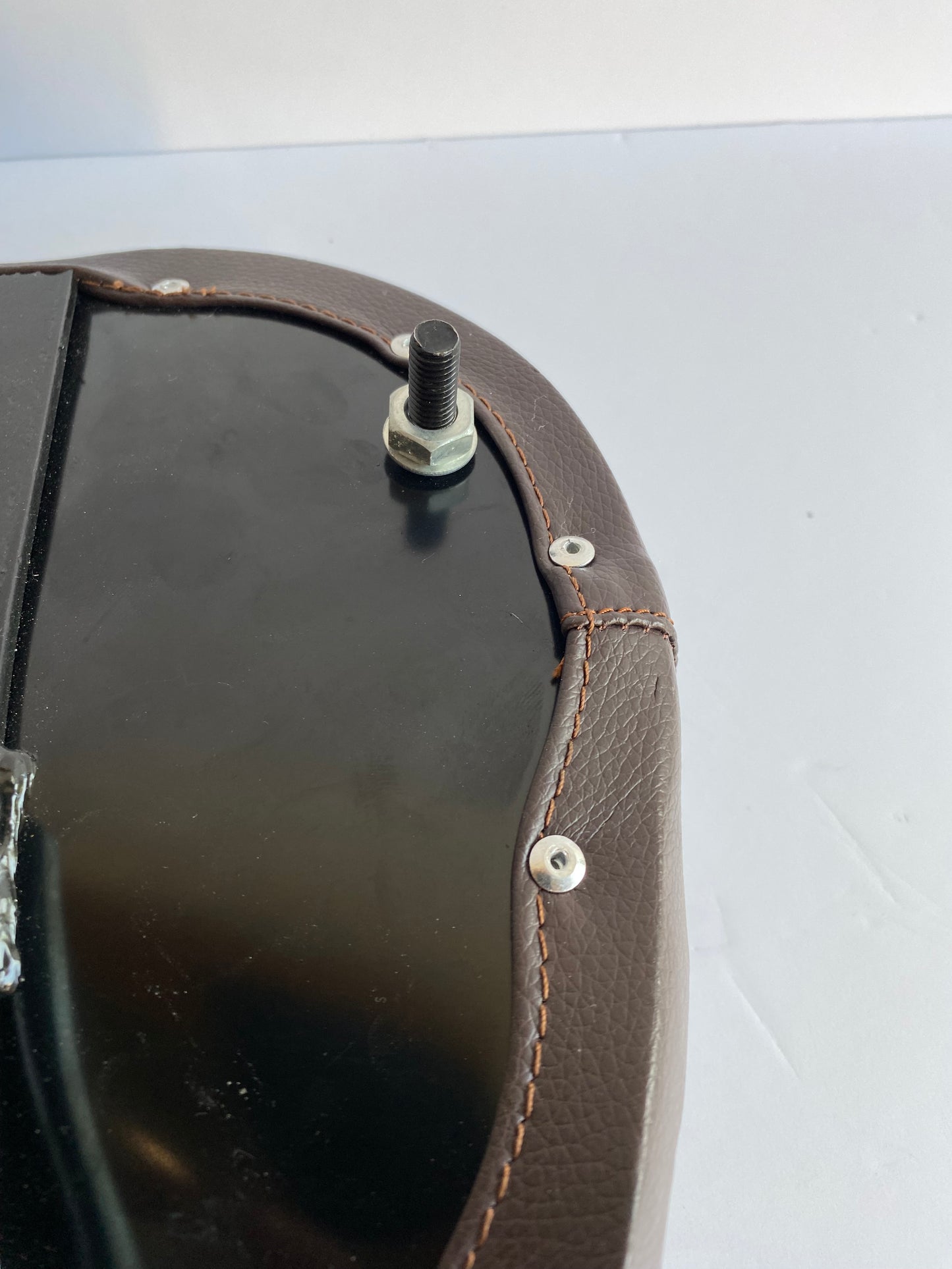 Harley Davidson brown imitation leather spring solo seat