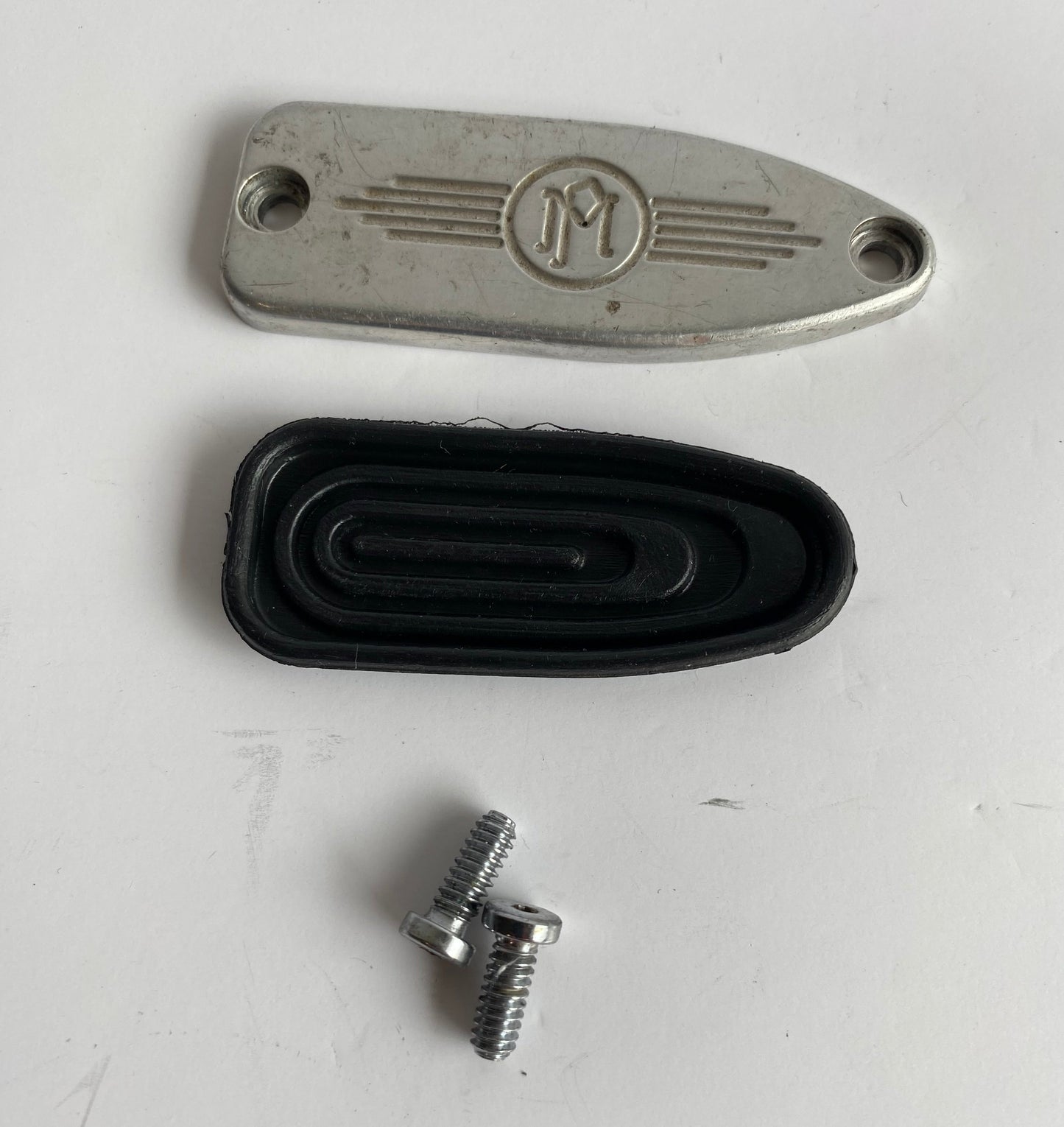PM brake master cylinder cover polished aluminum contour Performance Machine