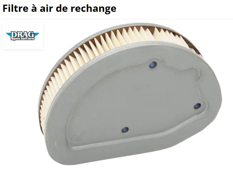Filtre à air origine Harley Davidson REF OEM 29400045