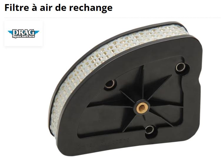 Filtre à air origine Touring M8 Harley Davidson REF OEM 29400212