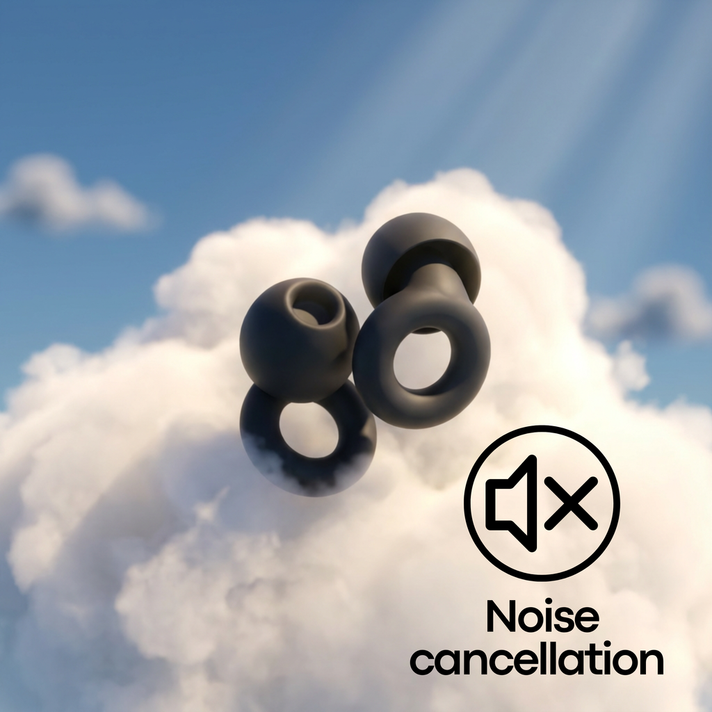 Bouchons d'oreilles anti-bruit en silicone