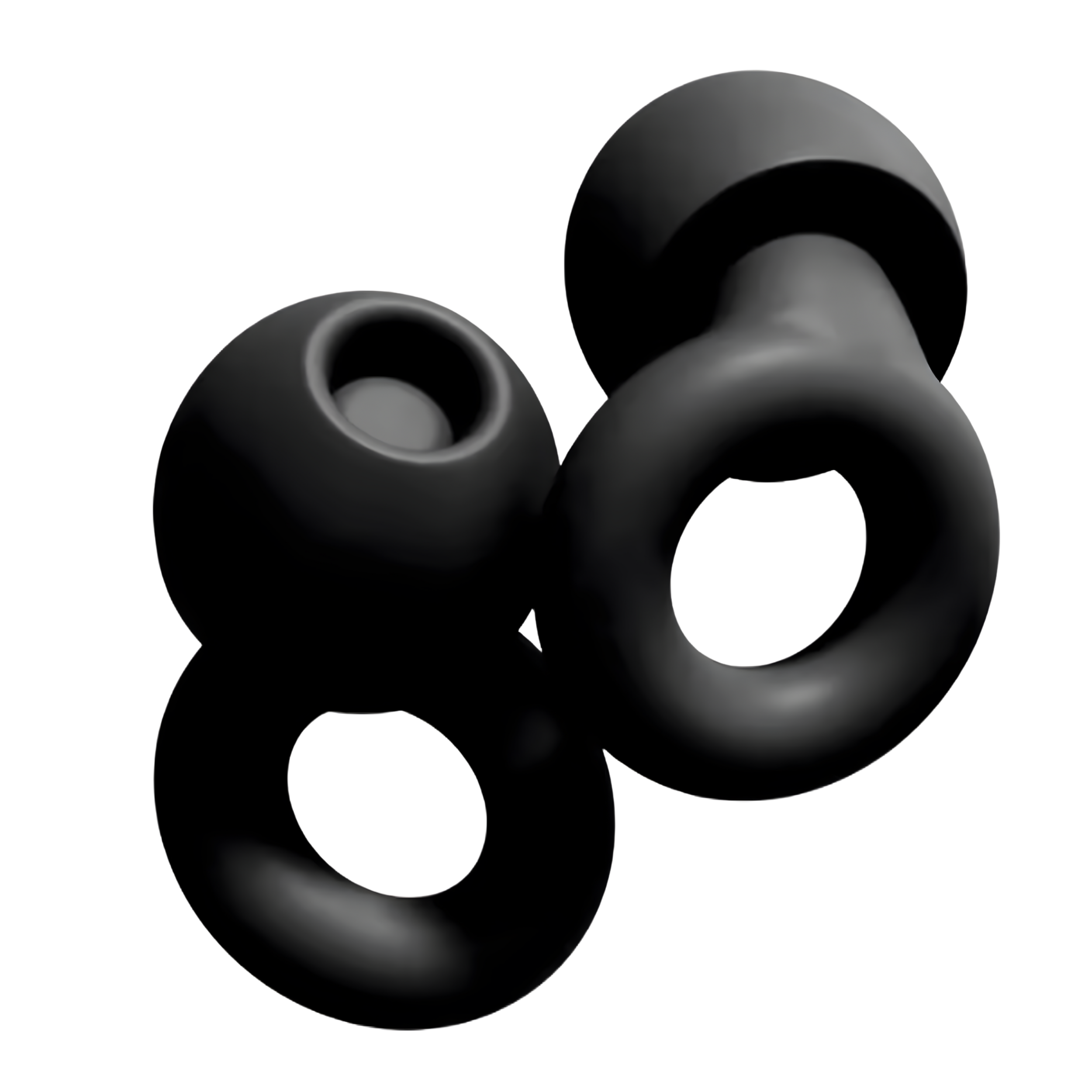 Bouchons d'oreilles anti-bruit en silicone