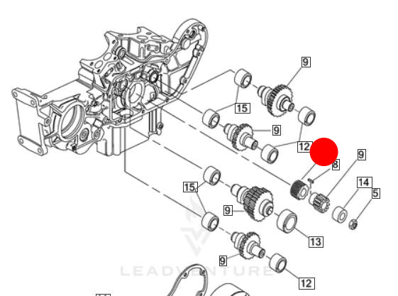 Pignon de pompe à huile Sportster Harley Davidson REF OEM 26318-88A