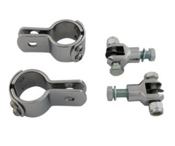 Jeu de supports cale pied autoroute Harley Davidson REF V-Twin 27-0651