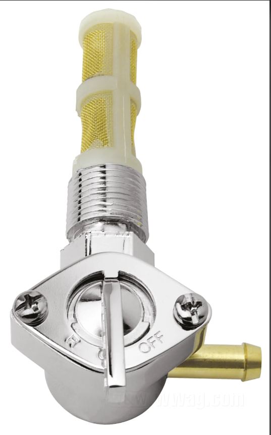 Robinet d'essence filetage: 3/8”-18 NPT sortie vers la droite Harley Davidson REF WW 36-134