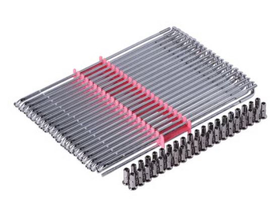 Jeu de 40 rayons chrome pour roue de 21 pouces Harley Davidson REF MCS 519991