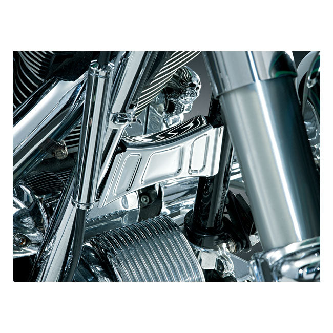 Cache chromé cadre Touring Harley Davidson REF Kuryakyn 7774