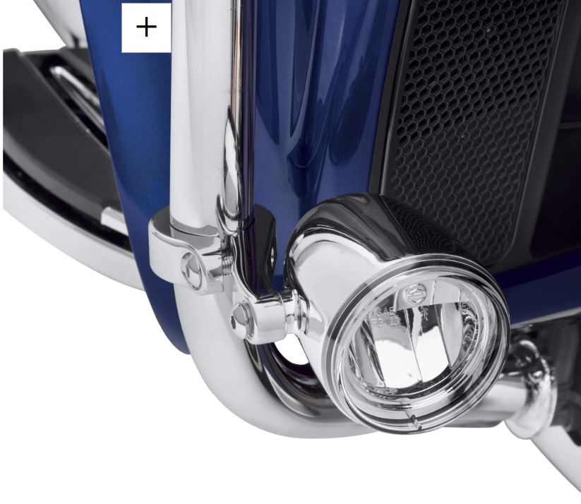 Jeu supports de fixations éclairages crash bar Touring Harley Davidson REF 68000170