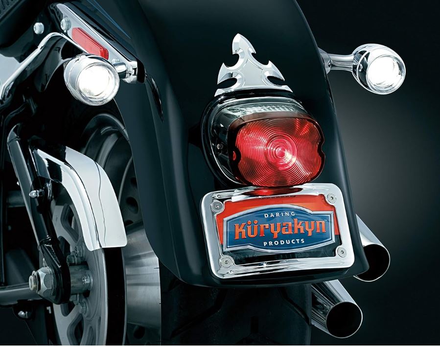 Support de plaque immatriculation USA Kuryakyn Harley Davidson REF 9255