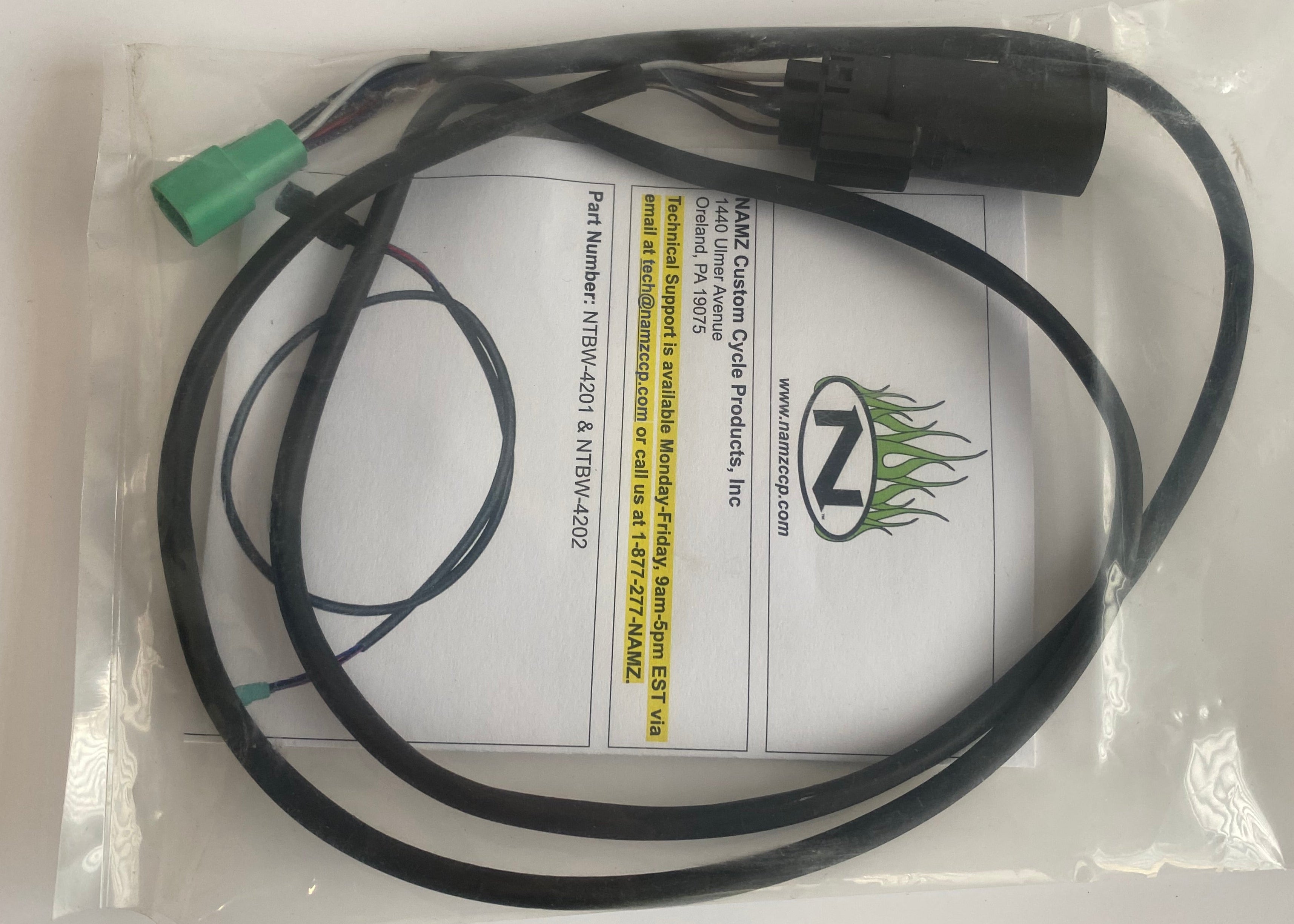 Rallonge faisceau électrique E-Throttle 18 pouces Touring Harley Davidson REF NTBW-4201