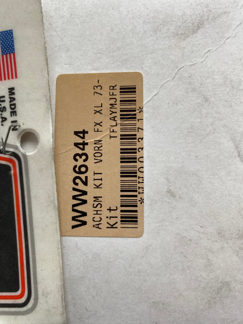 Mutternsatz 5/8-18 + Unterlegscheibe Vorderradachse Harley Davidson OEM-Nr. 7813, 7038 & 6653