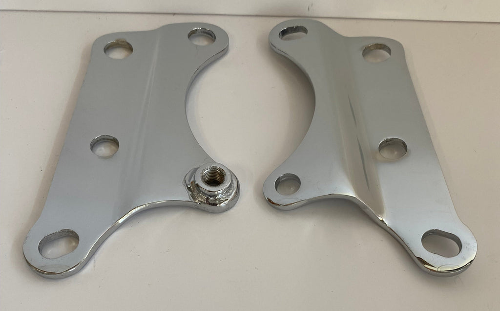 Jeu de supports moteur chromés Sportster Harley Davidson REF OEM 16210-84A & 16212-84