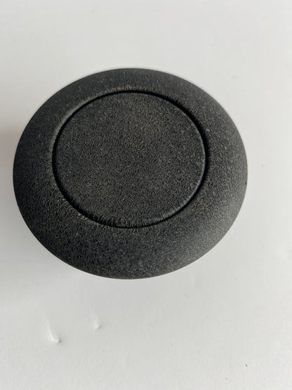 Left Pop-Up Fuel Cap, Left Hand Thread Black Wrinkle Harley Davidson 96-99