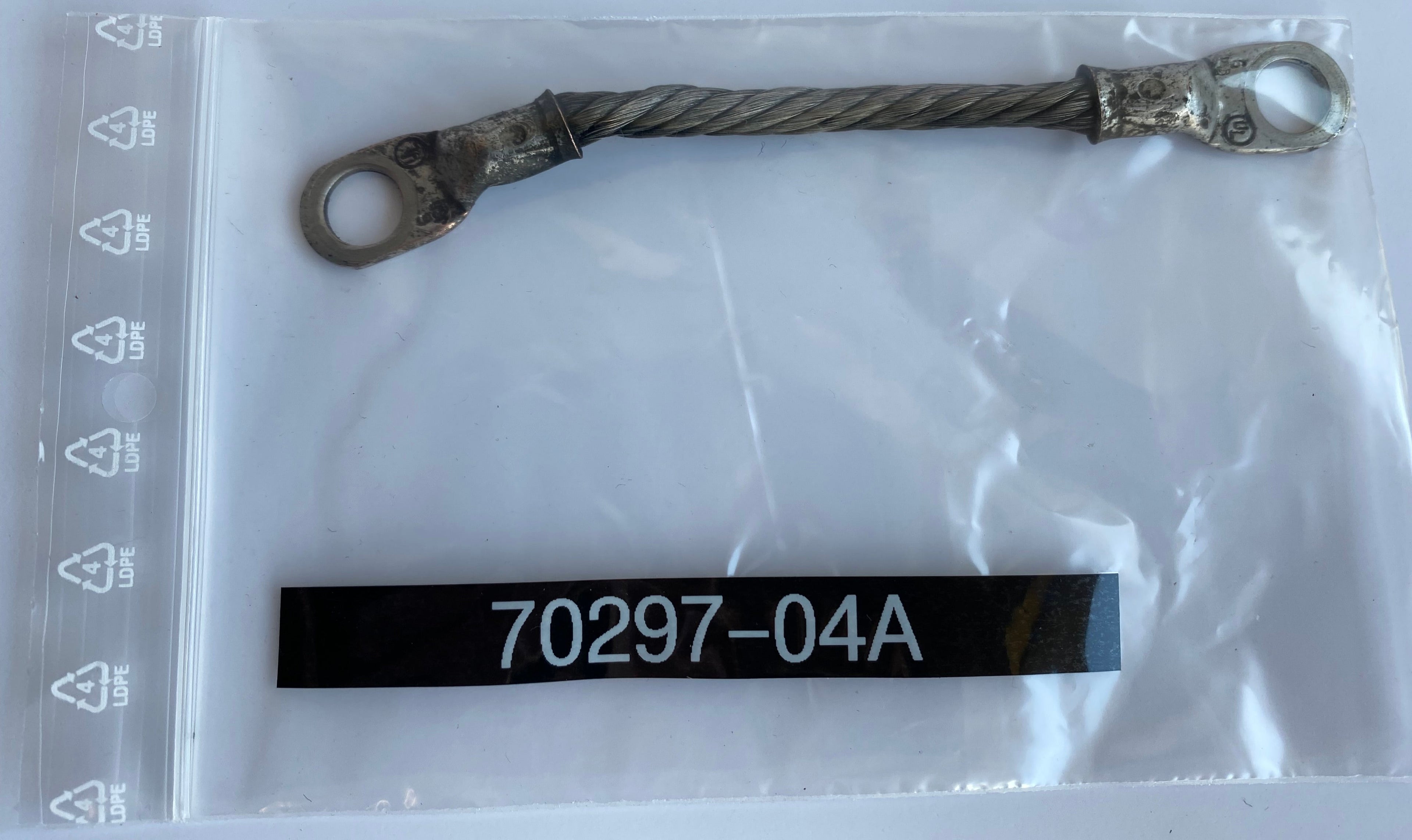 Harley Davidson Sportster Engine/Chassis Ground Braid REF OEM 70297-04A