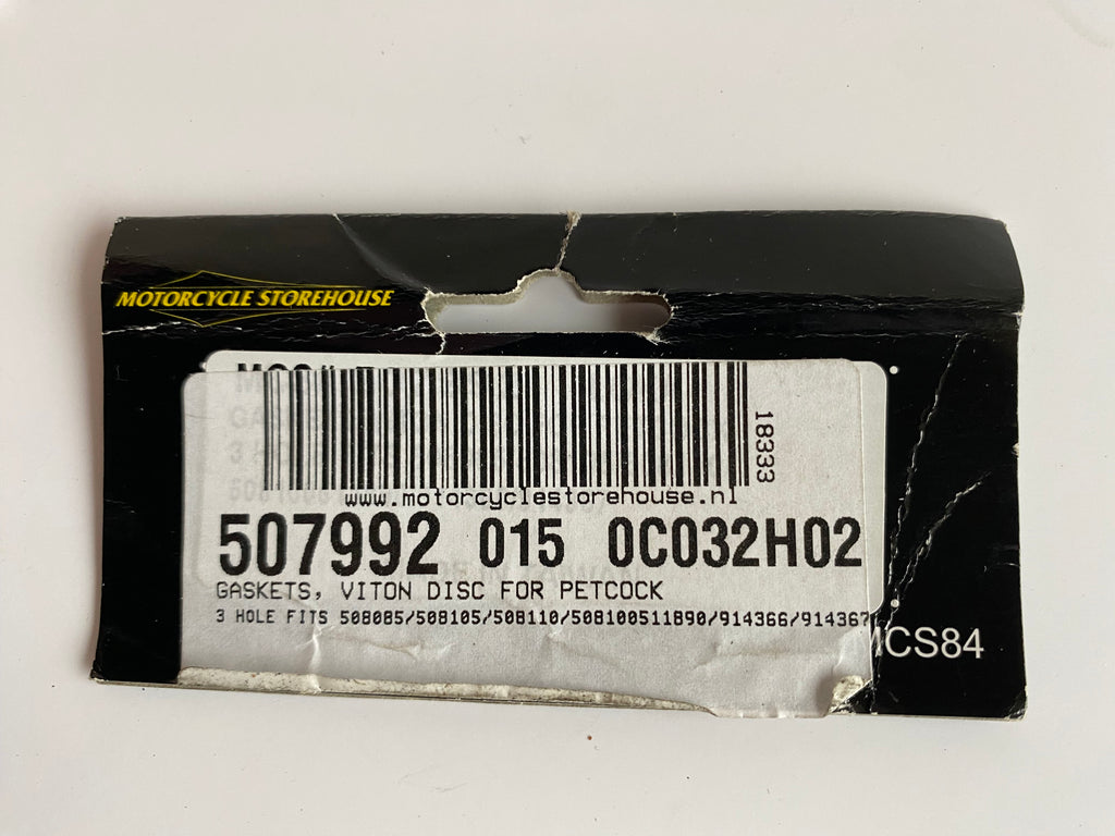 Joint 3 trous pour robinet essence Harley Davidson REF MCS 507992