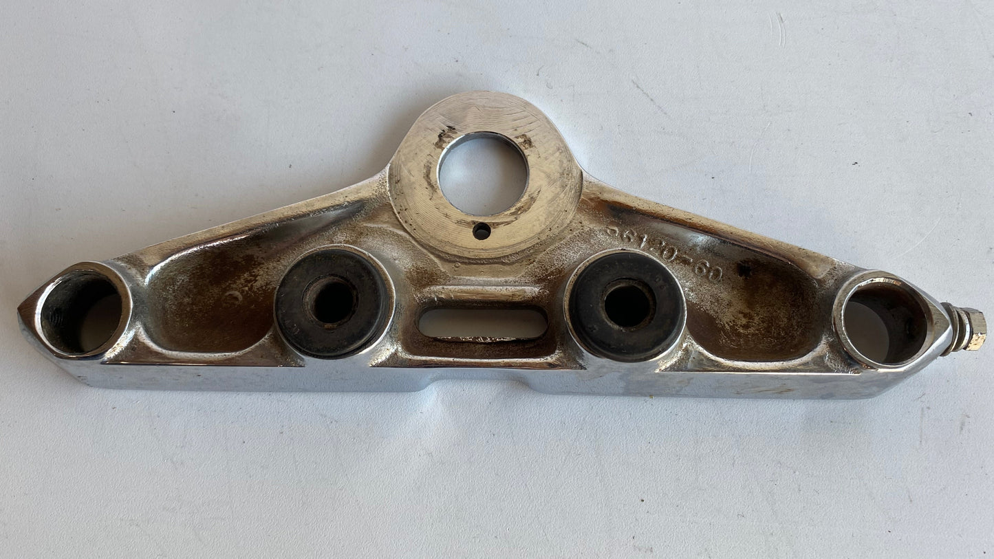 Té supérieur fourche chromé Harley Davidson REF OEM 45672-80B
