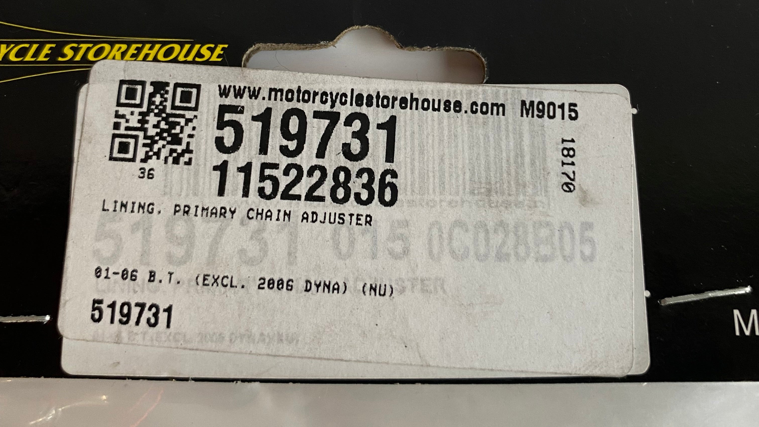 Patin tendeur de chaine transmission primaire Big Twin Harley Davidson REF OEM 39976-01