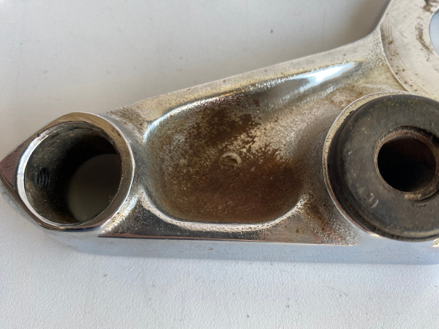 Té supérieur fourche chromé Harley Davidson REF OEM 45672-80B