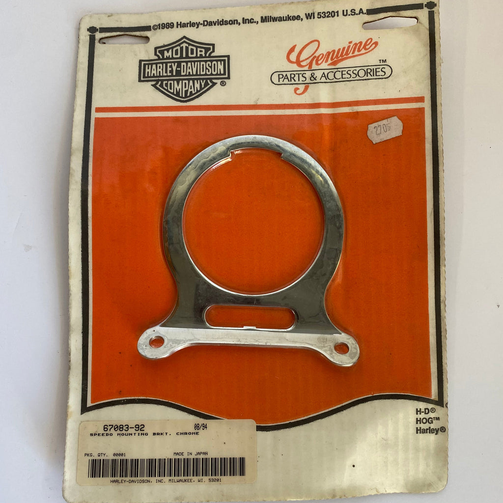 Support de compteur chromé FXR /  Sportster Harley Davidson REF 67083-92