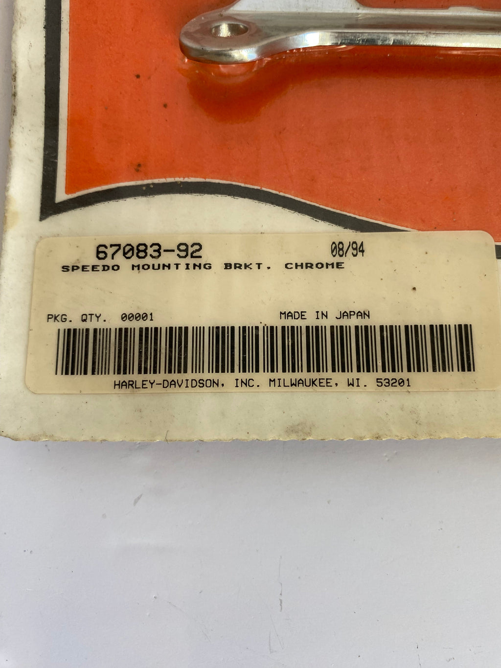 Support de compteur chromé FXR /  Sportster Harley Davidson REF 67083-92