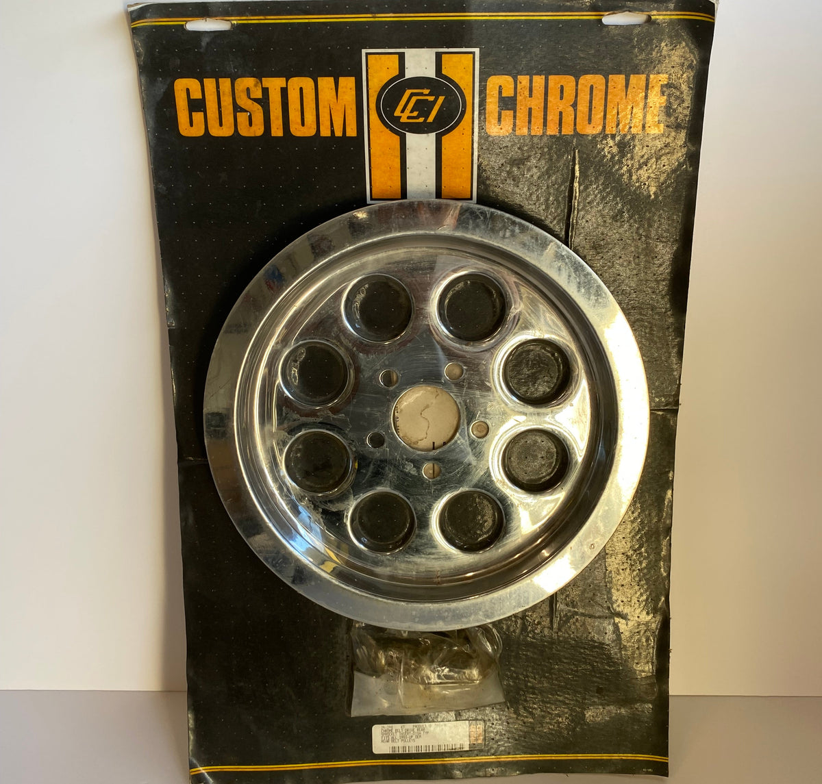 Cache couronne secondaire 70 dents courroie chromé Harley Davidson REF CCI 25-290