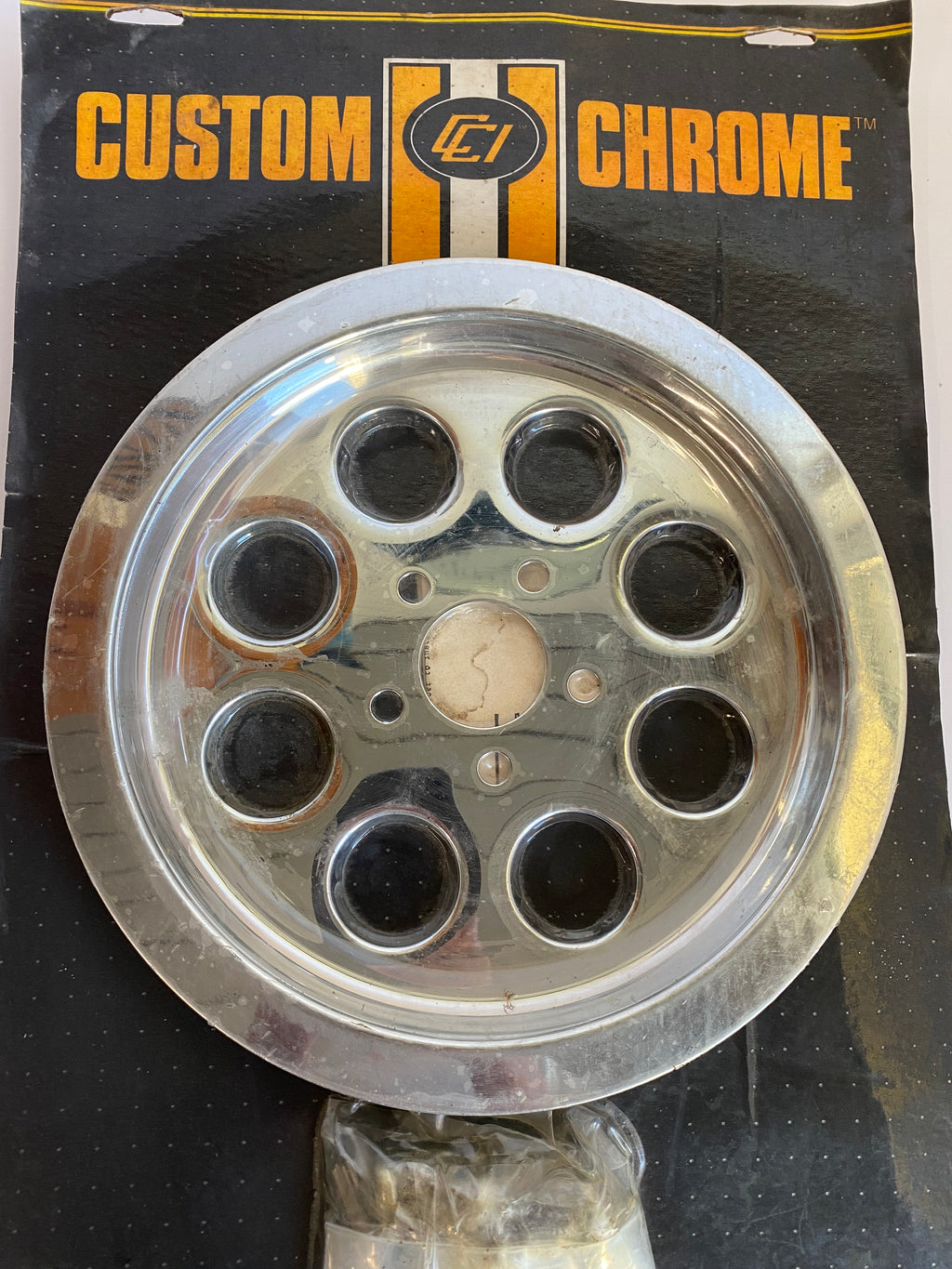Cache couronne secondaire 70 dents courroie chromé Harley Davidson REF CCI 25-290