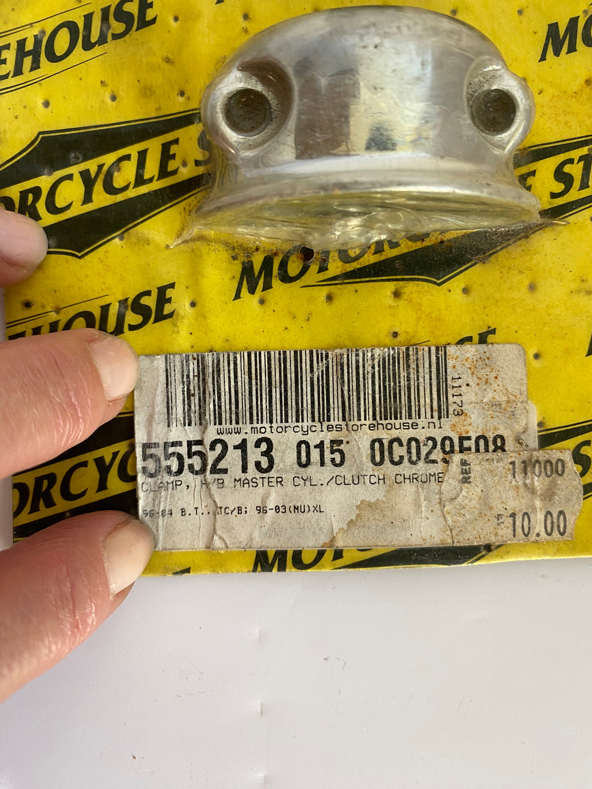 Demi collier manette commande chromé Harley Davidson REF OEM 45282-99A