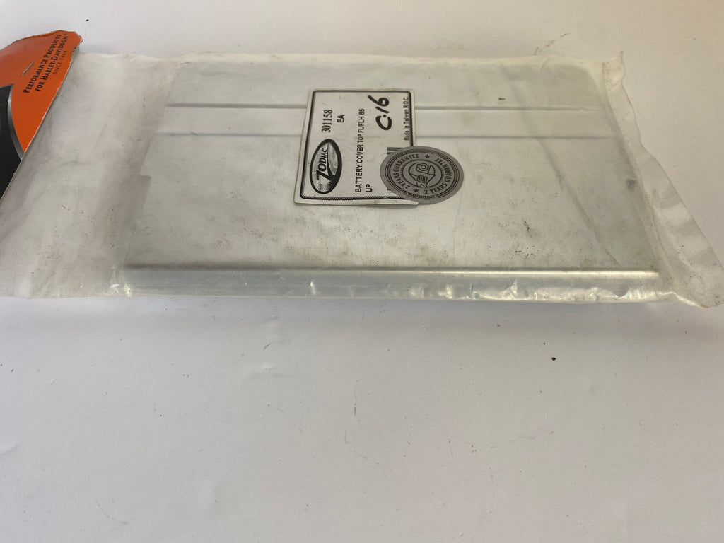Couvercle batterie chromé Shovelhead Harley Davidson  REF OEM  66370-65